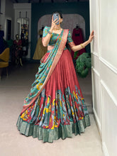 Gorgeous Red Lehenga with Intricate Artwork & Embellished Border
