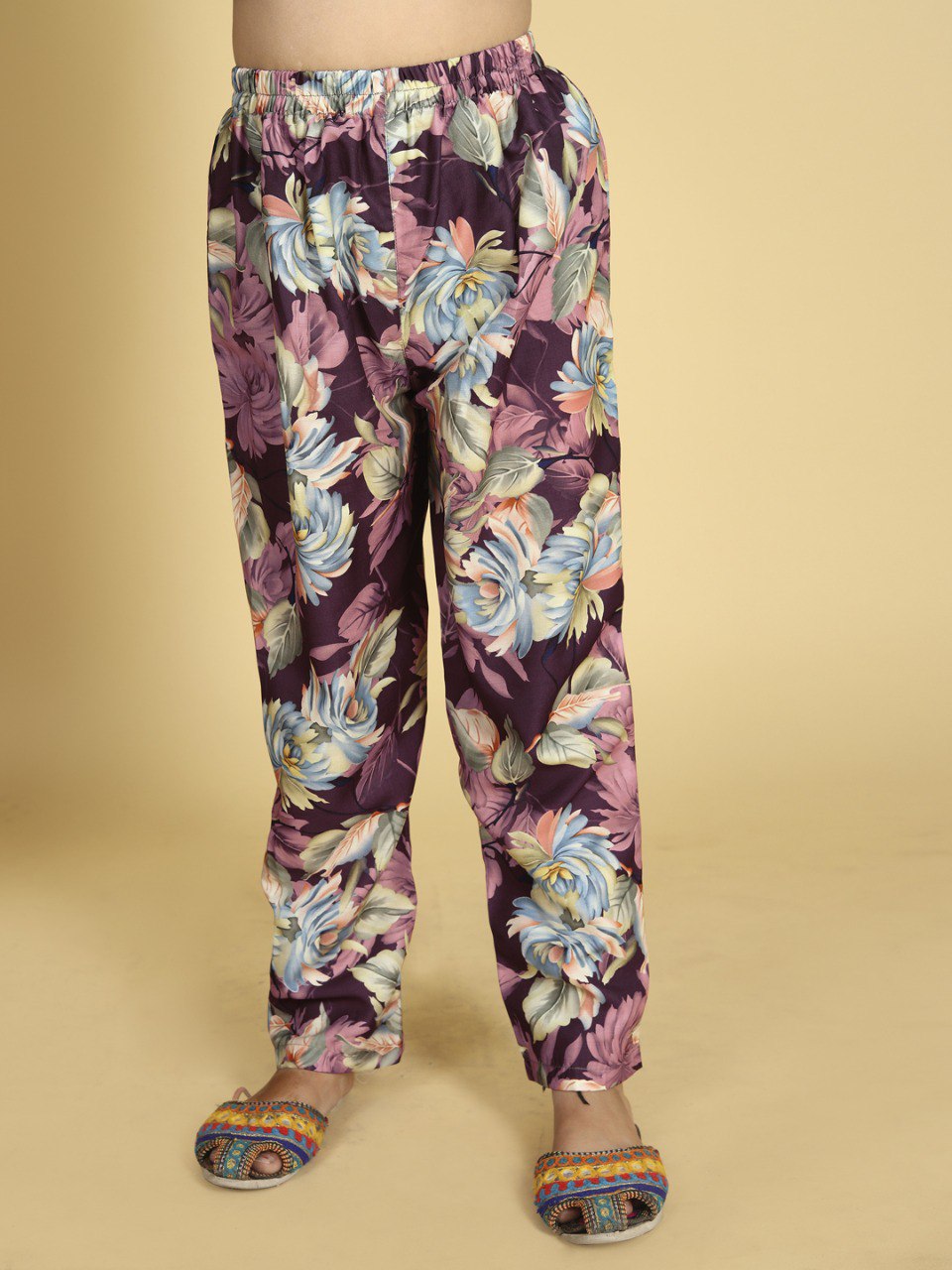 Kids Designer Floral Kurti Set with Matching Pink Dupatta