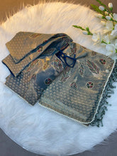 Designer Pastle Silk Saree For Women