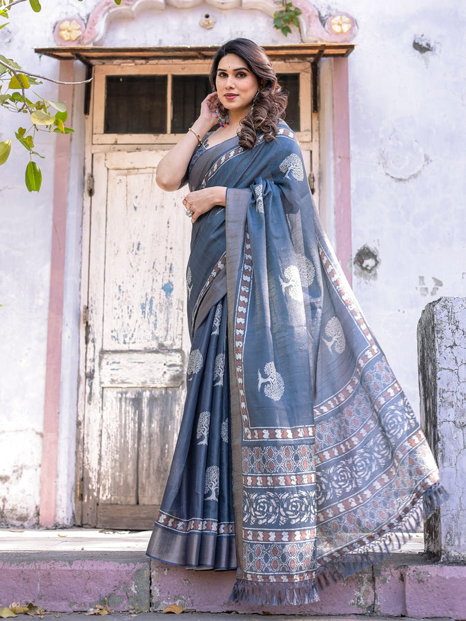 Printed Saree