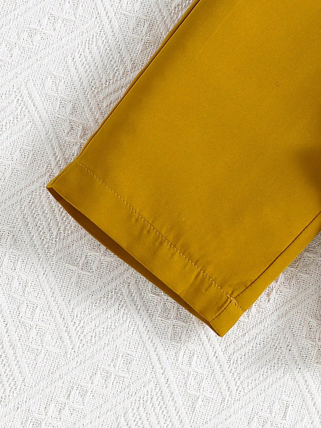 Girls Mustard Top & Pants Set | Kids Stylish Co-Ord Outfit