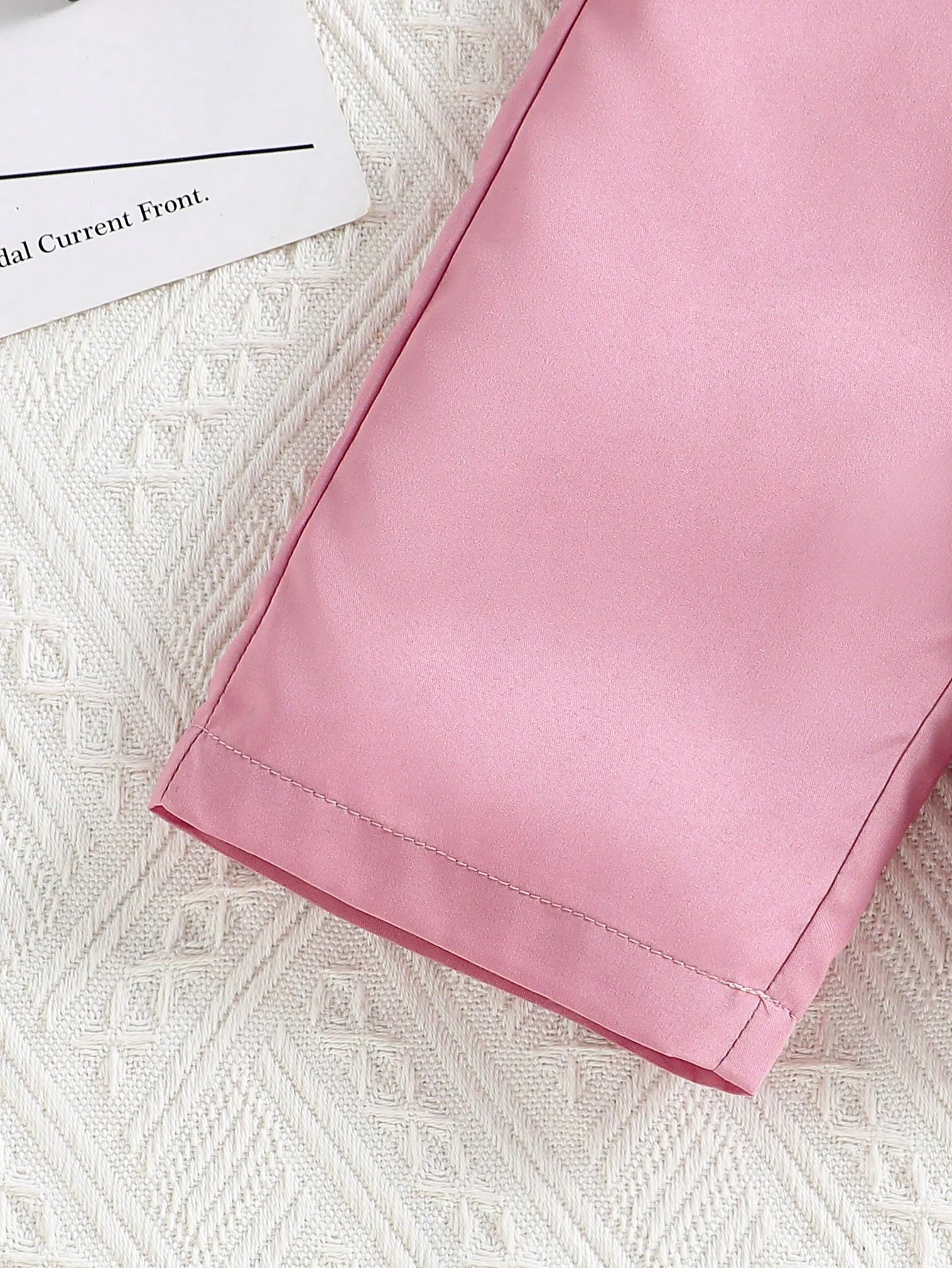 Girls Pink Top & Pants Set | Kids Stylish Co-Ord Outfit