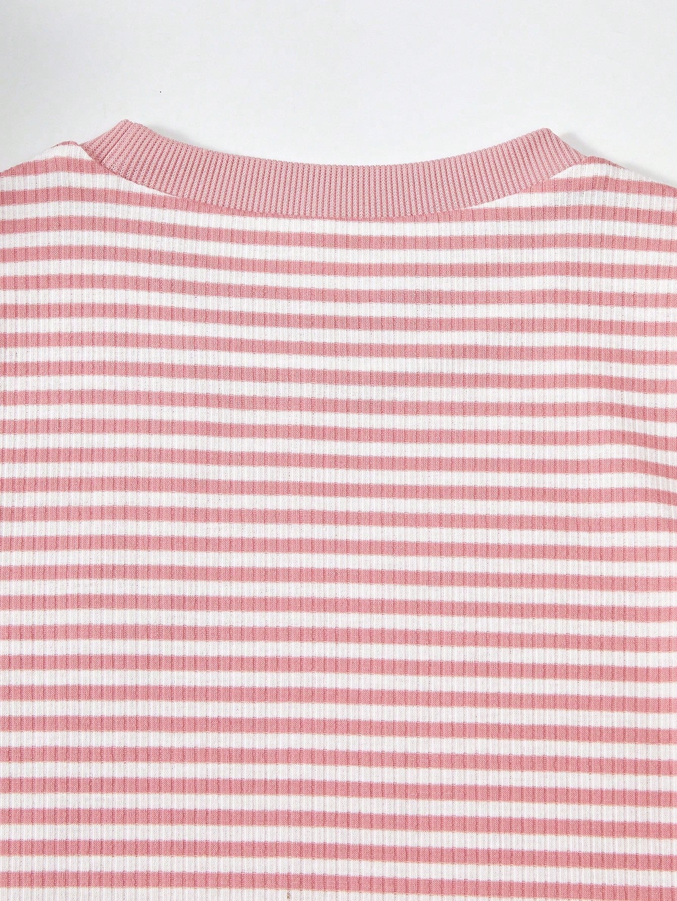 Girls Pink Stripe Bodycon Dress