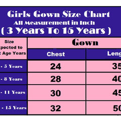 Girls Premium Yellow Printed Ethnic Gown with Pink Pleated Flair